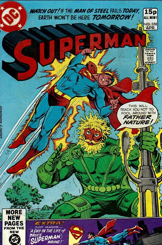 Cover of Superman (Vol 1) #358. One of 250,000 Vintage American Comics on sale from Krypton!