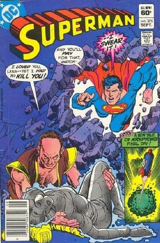 Cover of Superman (Vol 1) #375. One of 250,000 Vintage American Comics on sale from Krypton!