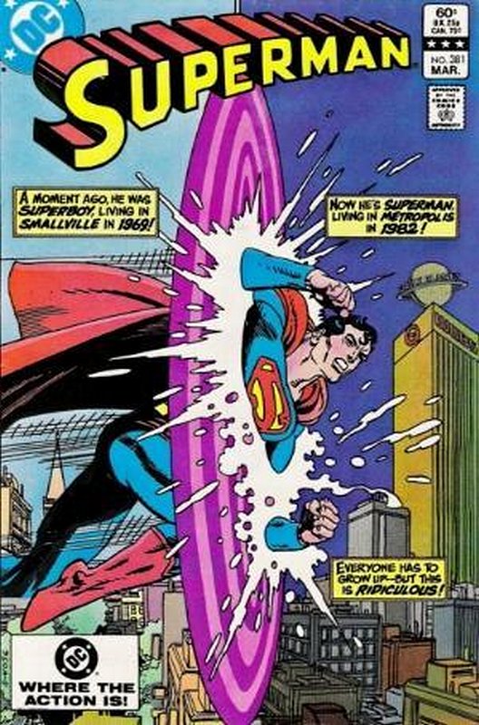 Cover of Superman (Vol 1) #381. One of 250,000 Vintage American Comics on sale from Krypton!