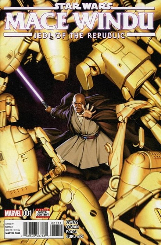Cover of Star Wars: Jedi Republic - Mace Windu (2017 Ltd) #1. One of 250,000 Vintage American Comics on sale from Krypton!