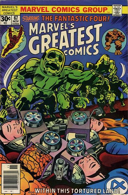 Cover of Marvels Greatest Comics (Vol 1) #67. One of 250,000 Vintage American Comics on sale from Krypton!