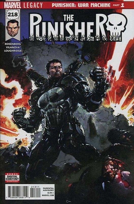 Cover of Punisher (Vol 8) #218. One of 250,000 Vintage American Comics on sale from Krypton!