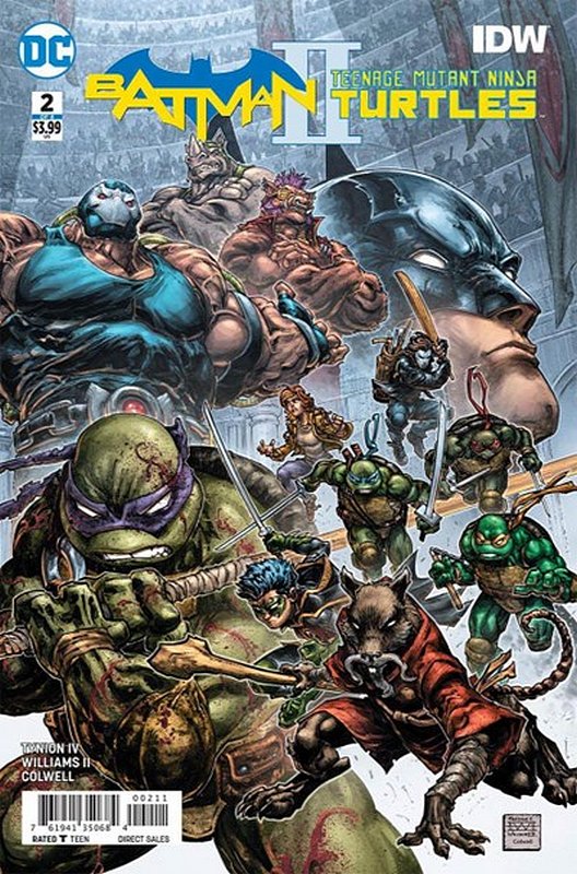 Cover of Batman/Teenage Mutant Ninja Turtles II (2017 Ltd) #2. One of 250,000 Vintage American Comics on sale from Krypton!