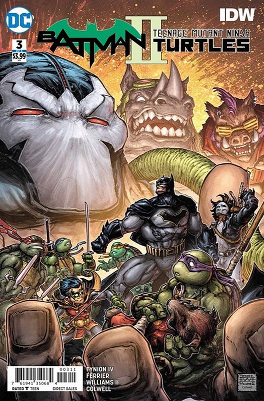 Cover of Batman/Teenage Mutant Ninja Turtles II (2017 Ltd) #3. One of 250,000 Vintage American Comics on sale from Krypton!