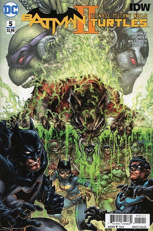 Cover of Batman/Teenage Mutant Ninja Turtles II (2017 Ltd) #5. One of 250,000 Vintage American Comics on sale from Krypton!