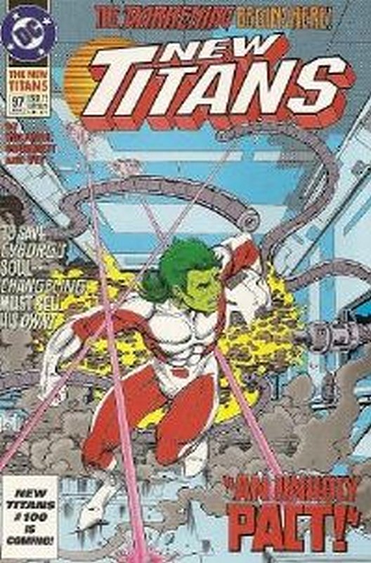 Cover of New Teen Titans (Vol 2) #97. One of 250,000 Vintage American Comics on sale from Krypton!