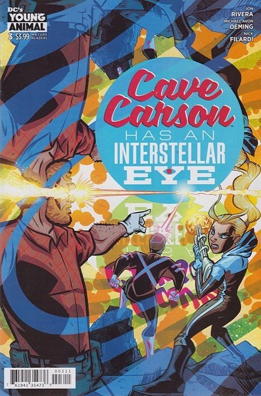 Cover of Cave Carson: Has an Interstellar Eye #3. One of 250,000 Vintage American Comics on sale from Krypton!
