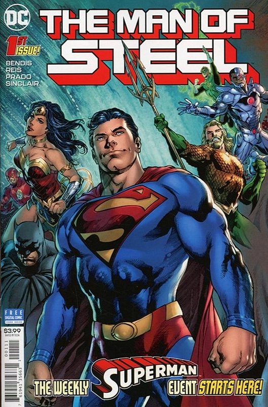 Cover of Man of Steel (2018 Ltd) The #1. One of 250,000 Vintage American Comics on sale from Krypton!