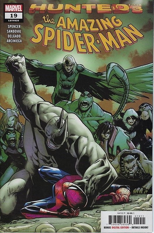 Cover of Amazing Spider-Man (Vol 6) #19. One of 250,000 Vintage American Comics on sale from Krypton!