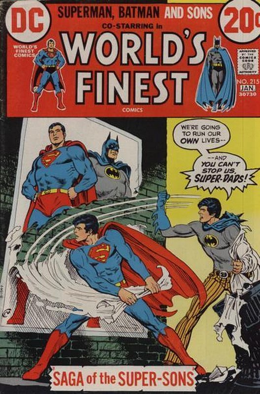 Cover of Worlds Finest (Vol 1) #215. One of 250,000 Vintage American Comics on sale from Krypton!
