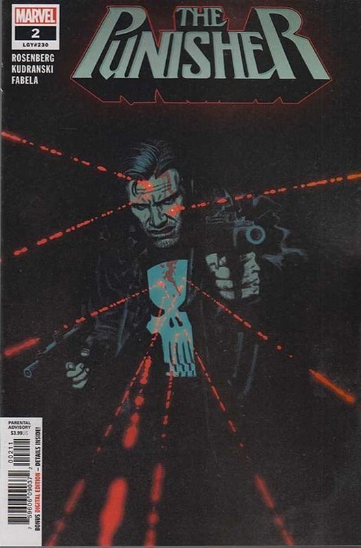Cover of Punisher (Vol 9) #2. One of 250,000 Vintage American Comics on sale from Krypton!