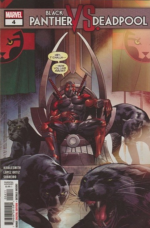 Cover of Black Panther vs Deadpool (2018 Ltd) #4. One of 250,000 Vintage American Comics on sale from Krypton!