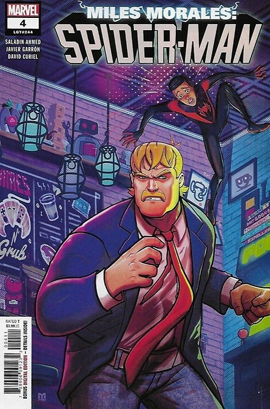 Cover of Miles Morales: Spider-Man (Vol 1) #4. One of 250,000 Vintage American Comics on sale from Krypton!