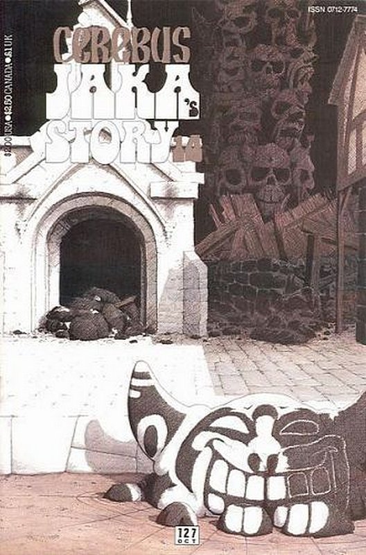 Cover of Cerebus The Aardvark #127. One of 250,000 Vintage American Comics on sale from Krypton!