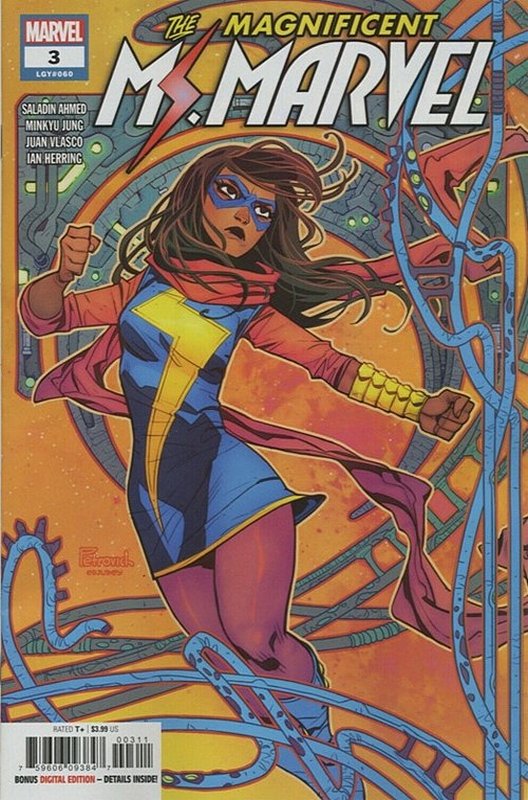 Cover of Magnificent Ms Marvel (Vol 1) #3. One of 250,000 Vintage American Comics on sale from Krypton!