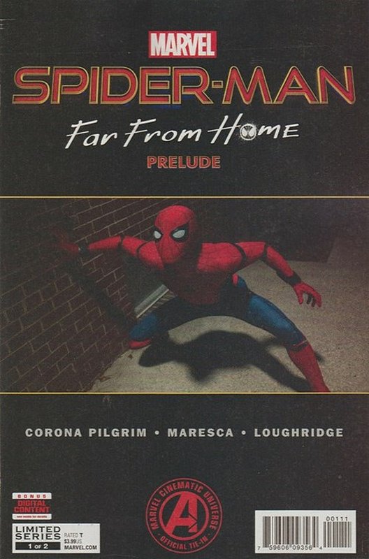 Cover of Spider-Man: Far from Home Prelude (2019 Ltd) #1. One of 250,000 Vintage American Comics on sale from Krypton!