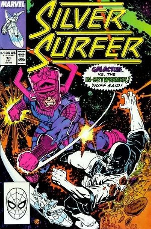 Cover of Silver Surfer (Vol 2) #18. One of 250,000 Vintage American Comics on sale from Krypton!