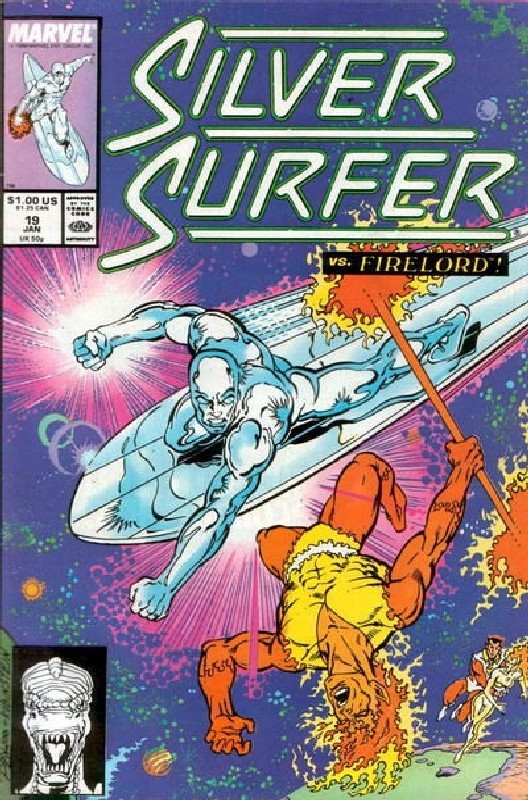 Cover of Silver Surfer (Vol 2) #19. One of 250,000 Vintage American Comics on sale from Krypton!