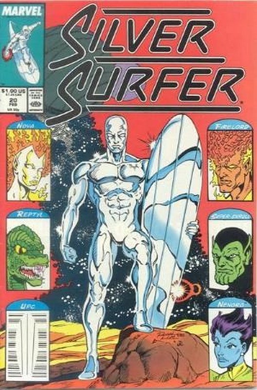 Cover of Silver Surfer (Vol 2) #20. One of 250,000 Vintage American Comics on sale from Krypton!
