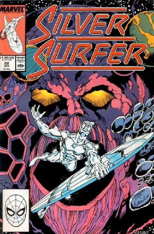 Cover of Silver Surfer (Vol 2) #22. One of 250,000 Vintage American Comics on sale from Krypton!