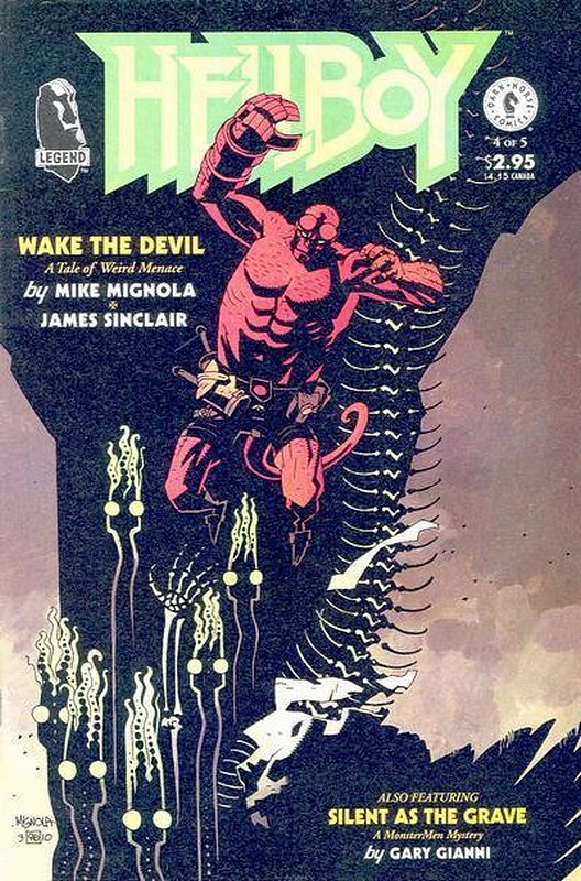 Cover of Hellboy: Wake the Devil (1996 Ltd) #4. One of 250,000 Vintage American Comics on sale from Krypton!