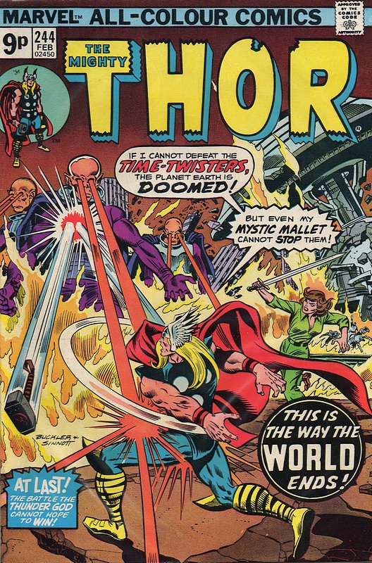Cover of Thor (Vol 1) #244. One of 250,000 Vintage American Comics on sale from Krypton!