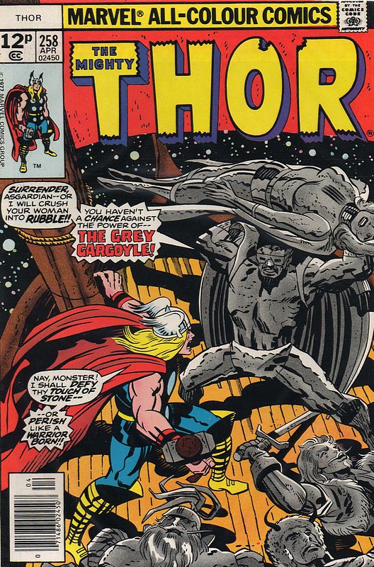 Cover of Thor (Vol 1) #258. One of 250,000 Vintage American Comics on sale from Krypton!