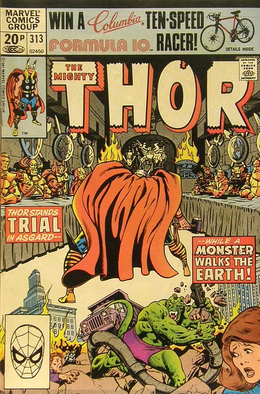 Cover of Thor (Vol 1) #313. One of 250,000 Vintage American Comics on sale from Krypton!