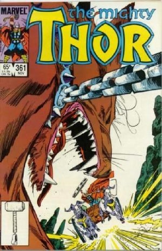 Cover of Thor (Vol 1) #361. One of 250,000 Vintage American Comics on sale from Krypton!