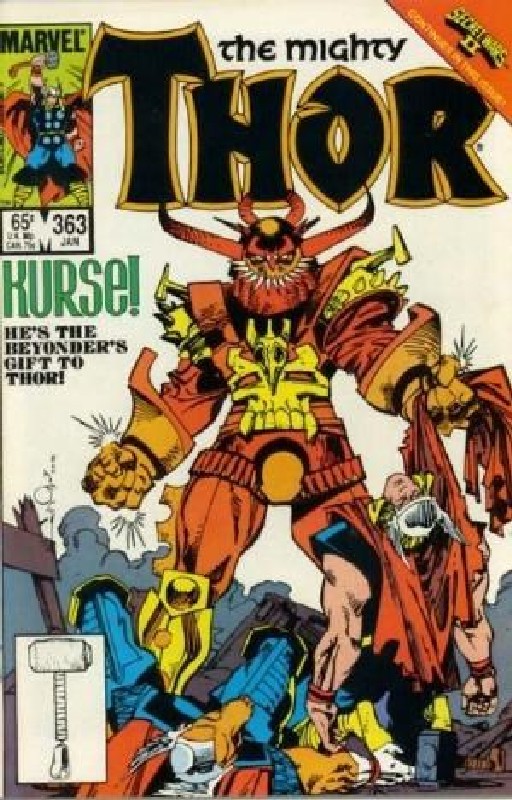 Cover of Thor (Vol 1) #363. One of 250,000 Vintage American Comics on sale from Krypton!
