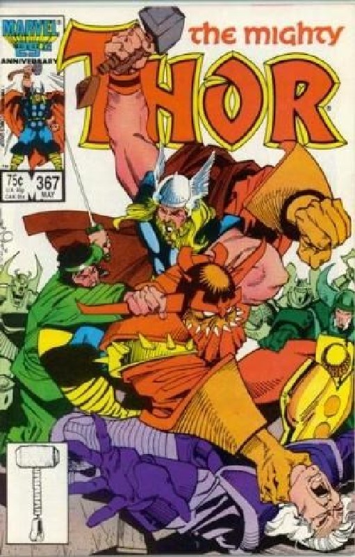 Cover of Thor (Vol 1) #367. One of 250,000 Vintage American Comics on sale from Krypton!
