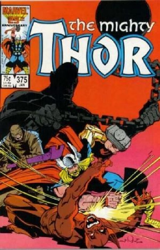 Cover of Thor (Vol 1) #375. One of 250,000 Vintage American Comics on sale from Krypton!