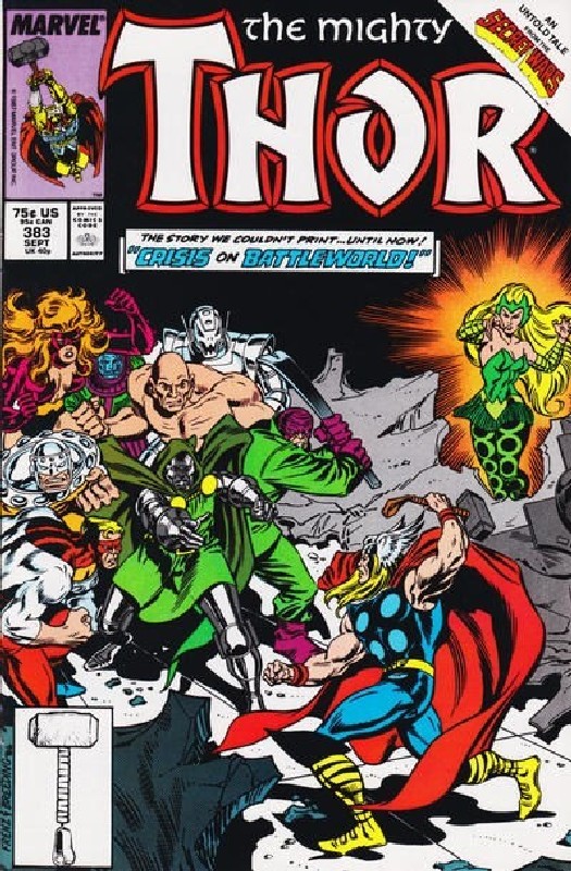 Cover of Thor (Vol 1) #383. One of 250,000 Vintage American Comics on sale from Krypton!