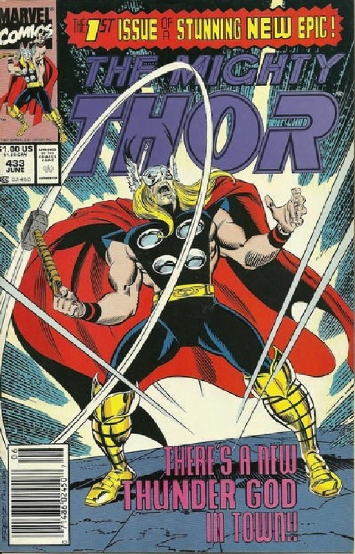Cover of Thor (Vol 1) #433. One of 250,000 Vintage American Comics on sale from Krypton!