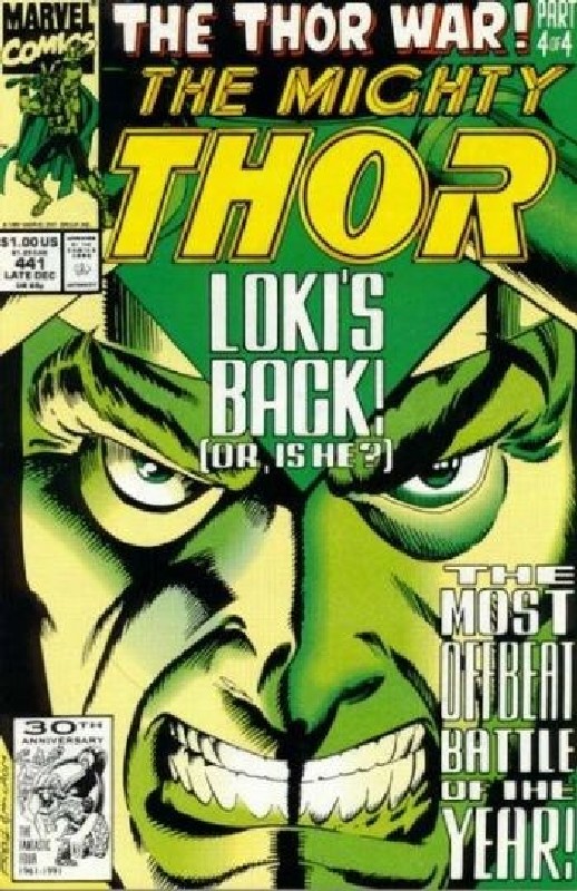 Cover of Thor (Vol 1) #441. One of 250,000 Vintage American Comics on sale from Krypton!