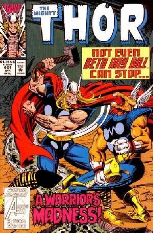 Cover of Thor (Vol 1) #461. One of 250,000 Vintage American Comics on sale from Krypton!