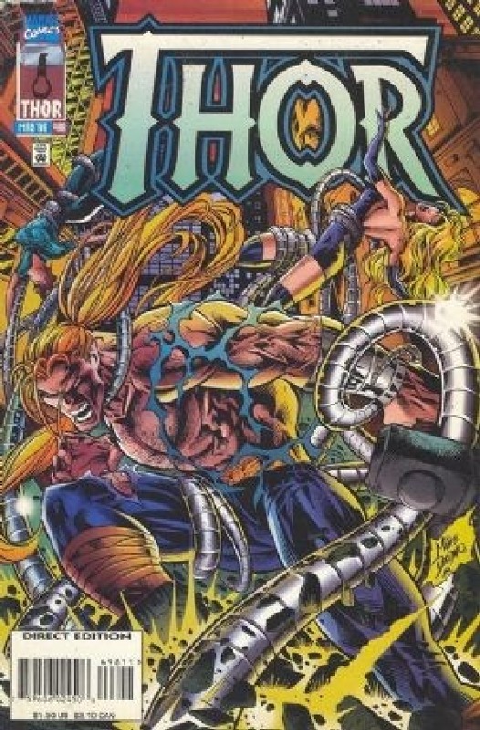 Cover of Thor (Vol 1) #498. One of 250,000 Vintage American Comics on sale from Krypton!