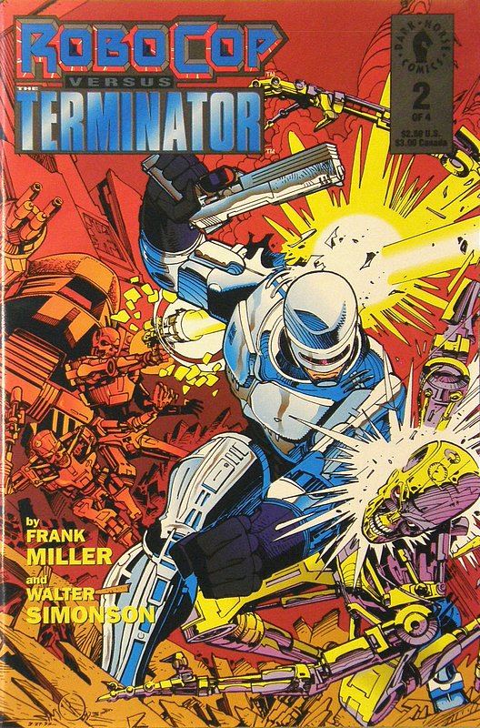 Cover of RoboCop vs Terminator (1992 Ltd) #2. One of 250,000 Vintage American Comics on sale from Krypton!