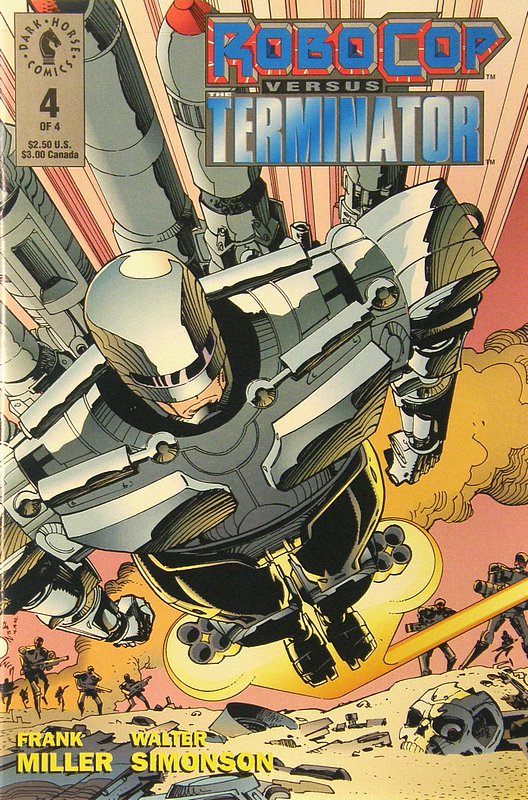 Cover of RoboCop vs Terminator (1992 Ltd) #4. One of 250,000 Vintage American Comics on sale from Krypton!