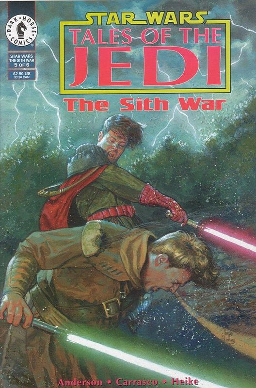 Cover of Star Wars: Tales of the Jedi-The Sith War #5. One of 250,000 Vintage American Comics on sale from Krypton!
