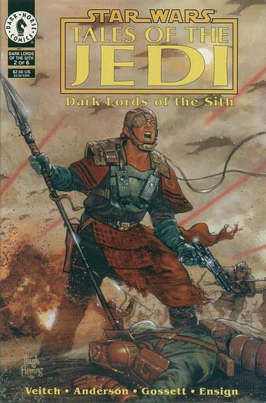 Cover of Star Wars: Tales of the Jedi-Dark Lords of Sith #2. One of 250,000 Vintage American Comics on sale from Krypton!