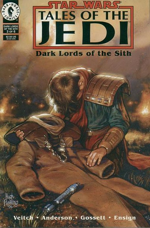 Cover of Star Wars: Tales of the Jedi-Dark Lords of Sith #3. One of 250,000 Vintage American Comics on sale from Krypton!