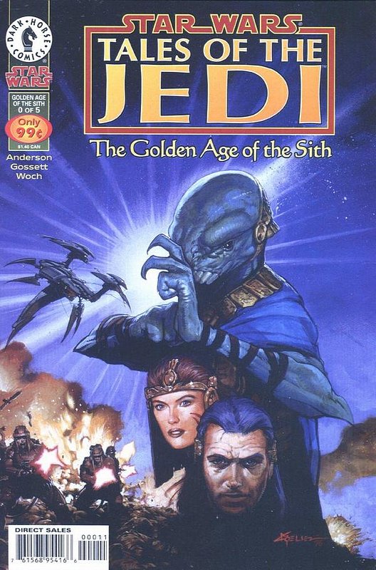 Cover of Star Wars: Tales of the Jedi-Golden Age of Sith #0. One of 250,000 Vintage American Comics on sale from Krypton!