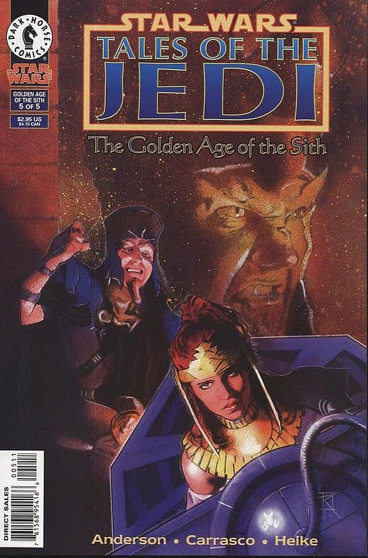 Cover of Star Wars: Tales of the Jedi-Golden Age of Sith #5. One of 250,000 Vintage American Comics on sale from Krypton!