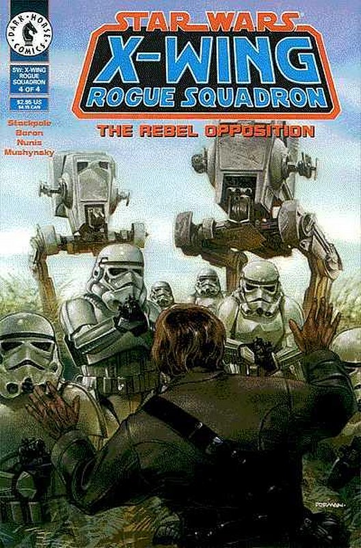Cover of Star Wars: X-W Squadron-Rebel Opposition #4. One of 250,000 Vintage American Comics on sale from Krypton!