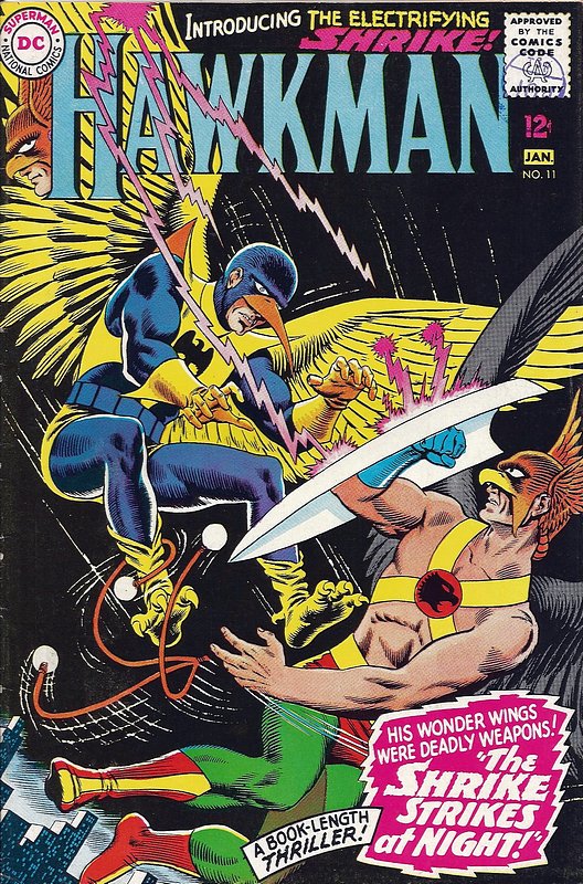 Cover of Hawkman (Vol 1) #11. One of 250,000 Vintage American Comics on sale from Krypton!