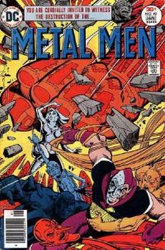 Cover of Metal Men (Vol 1) #49. One of 250,000 Vintage American Comics on sale from Krypton!
