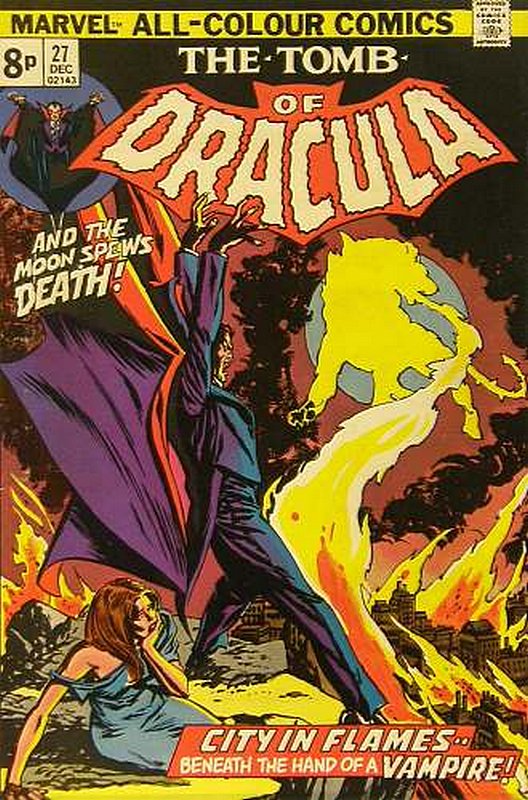 Cover of Tomb of Dracula (Vol 1) #27. One of 250,000 Vintage American Comics on sale from Krypton!