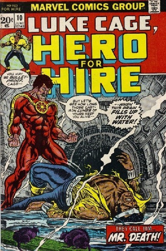 Cover of Hero For Hire (Vol 1) Luke Cage #10. One of 250,000 Vintage American Comics on sale from Krypton!