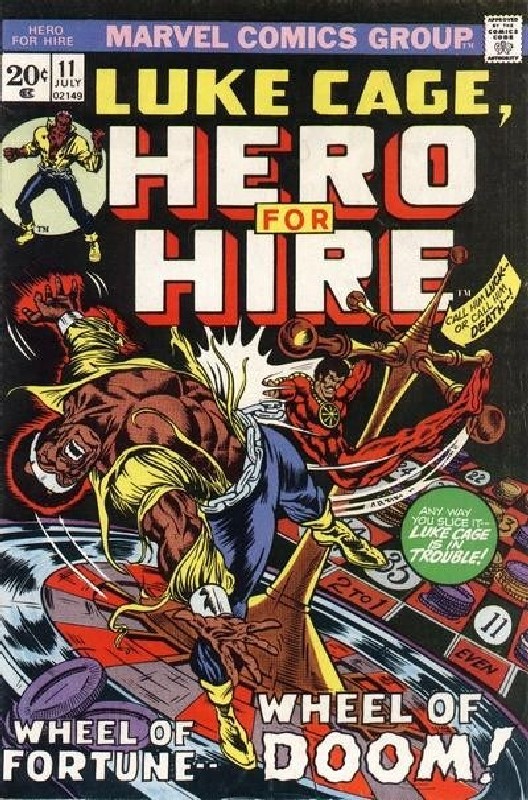Cover of Hero For Hire (Vol 1) Luke Cage #11. One of 250,000 Vintage American Comics on sale from Krypton!